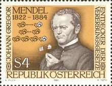 Johann Gregor Mendel, Centenary of his death