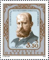 125th birthday of Christian von Ehrenfels (1859-1932)