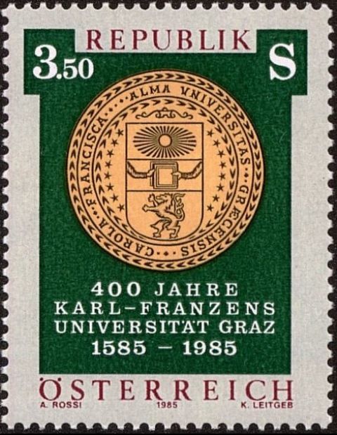 Karl Franzens University, Graz, 400th anniv.