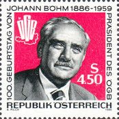 100th birthday of Johann Böhm