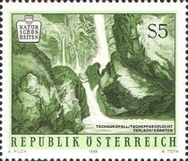 Tschauko Waterfall near Ferlach