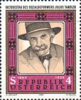50th death anniversary of Julius Tandler (1869-1936)