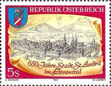 650 years city St Andrä in Lavanttal (Carinthia)