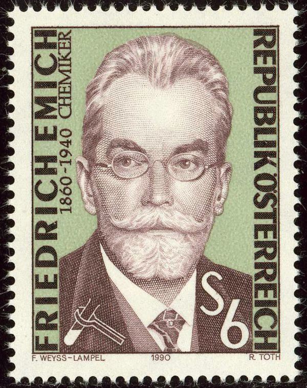 50th Death Anniversary of Friedrich Emich (1860-1940)