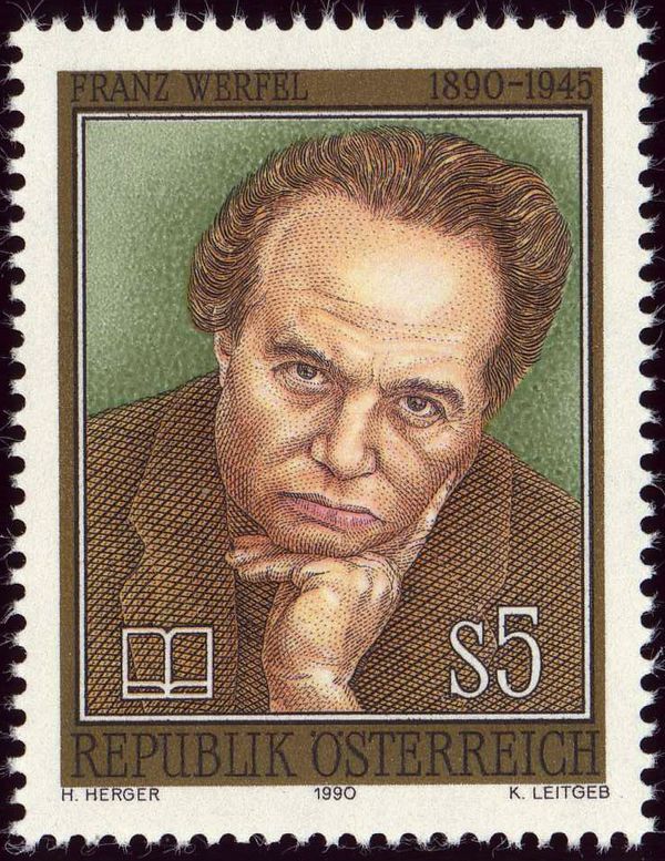 Birth Centenary of Franz Werfel (1890-1945)