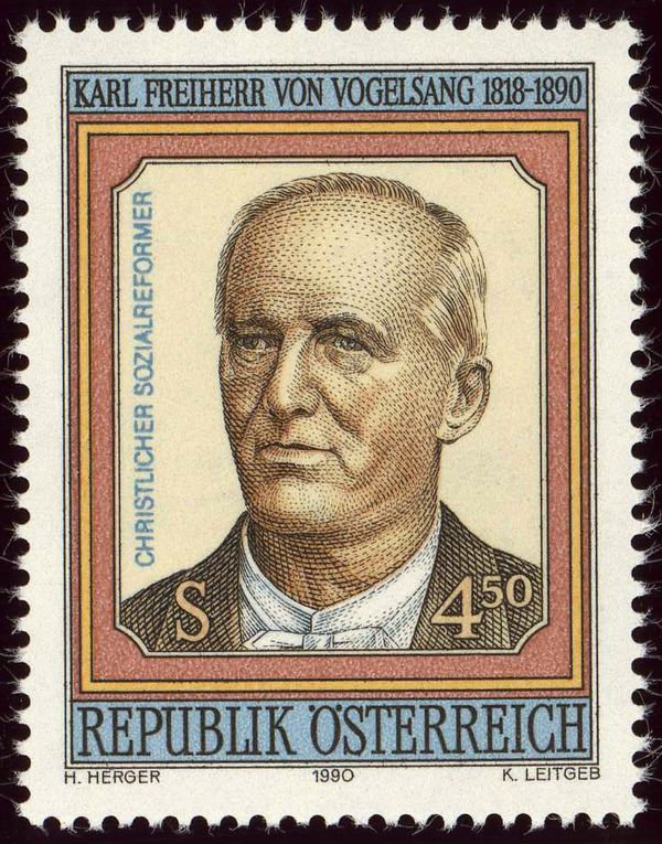 Memorial Centenary of Karl von Vogelsang (1818-90)
