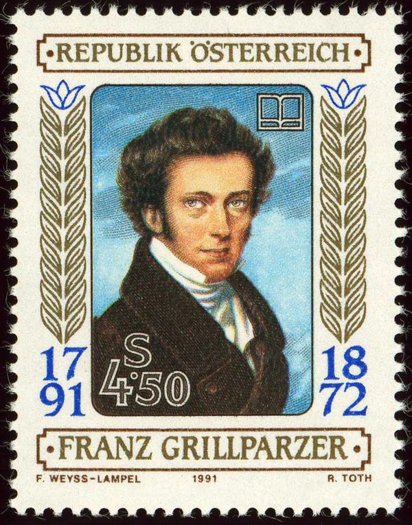 Franz Grillparzer (1791-1872) author & poet
