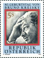 80th birthday of Bruno Kreisky