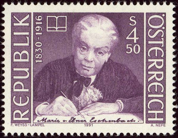 75th Death Anniversary of Marie von Ebner-Eschenbach, poet