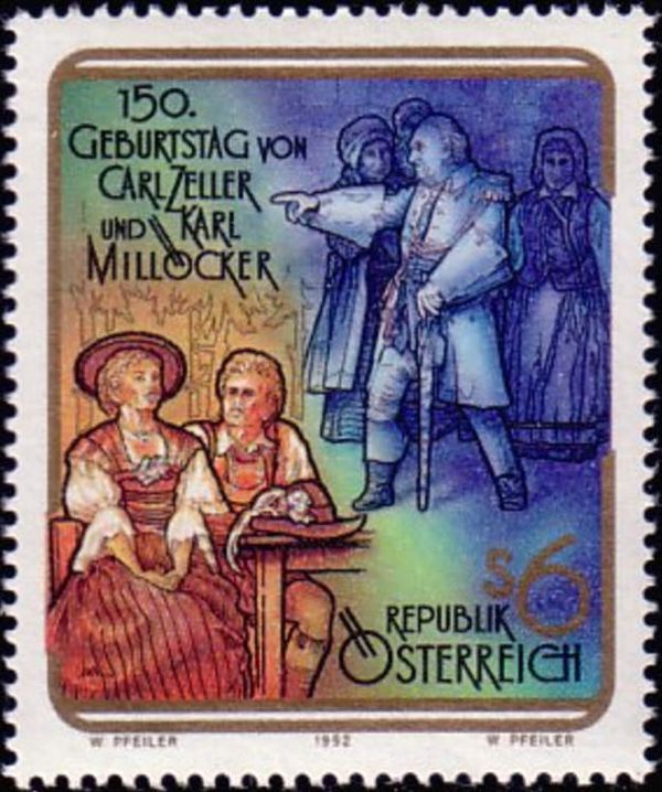 Carl Zeller (1842-98) & Karl Millöcker (1842-99) composers