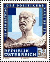 Karl Seitz, 125th birth anniversary