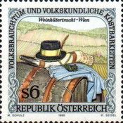 Costume of a wineyard guardian, Vienna