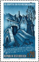 Erich Wolfgang Korngold, 100th Anniversary of the Birth
