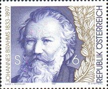 Johannes Brahms, centenary of his death