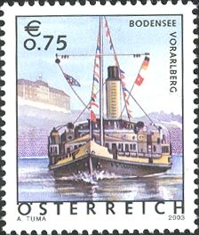 Boat on Bodensee, Vorarlberg