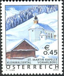 St Martin's Chapel, Kleinwalsertal (Vorarlberg)