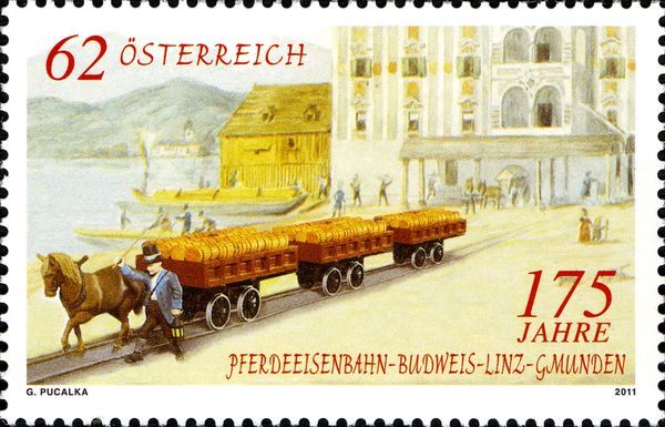 175 Years of the Budweis - Linz - Gmunden horse-drawn Railwa