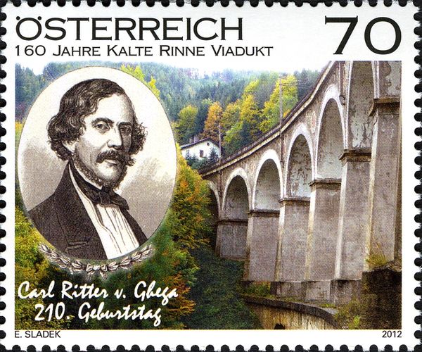 210th Birth Anniversary of Karl Ritter von Ghega