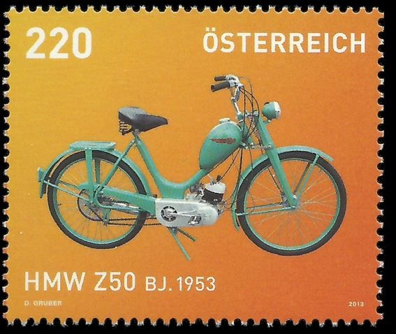 Motorcycle, Hallein Motor Works (HMW) Z50 (1953)