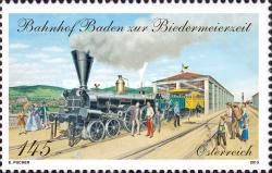 Baden Station in the Biedermeier period