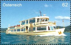 Passenger ship "City Vöcklabruck" on the Attersee