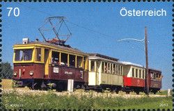 The passenger Attergaubahn between Voecklamarkt and Attersee
