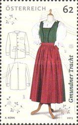 Gmunden dress (Dirndl and sectional drawings of two Janker)