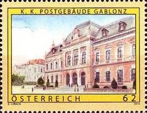 KK post office building (1899), Gablonz (Jablonec nad Nisou)