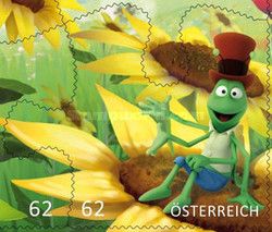 The bee Maya: grasshopper Flip