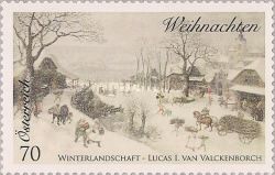 Winter Scenery, Lucas van Valckenborch (1586)