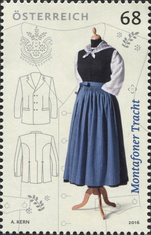 Montafon dirndl costume