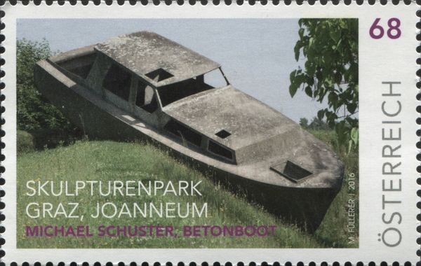 Sculptures park of museum Joanneum