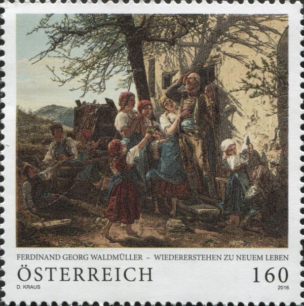 "Revival to New Life", by Ferdinand Georg Waldmüller (1852)