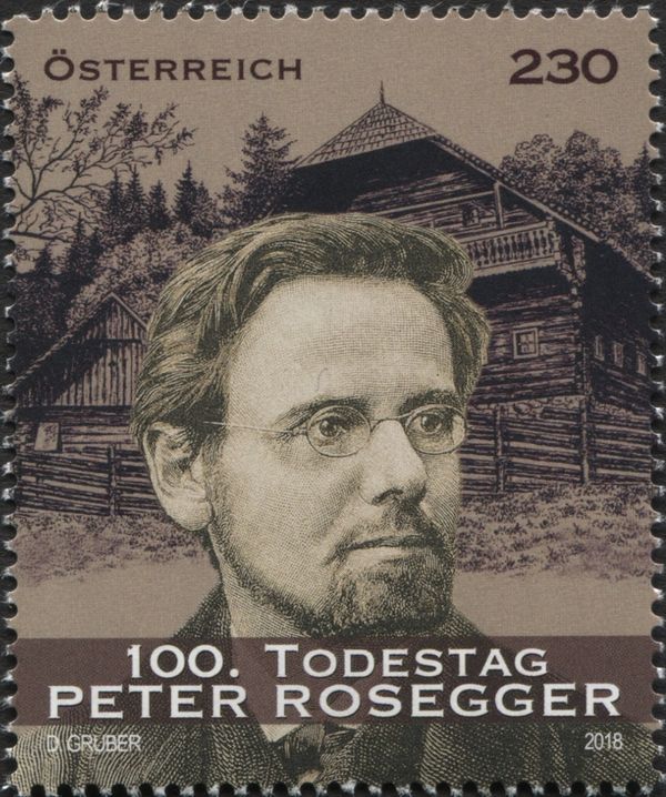 Death centenary of Peter Rosegger, poet