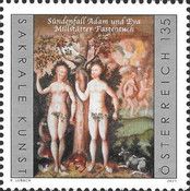 Lenten Veil of Millstatt (Carinthia) - Adam and Eve