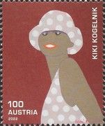 "Dark Beauty" (1973), by Kiki Kogelnik