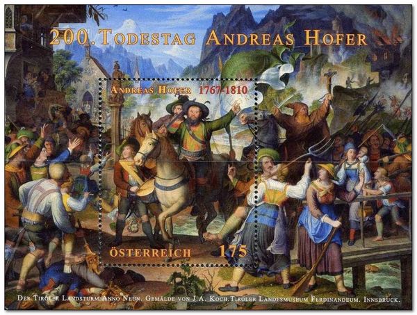200th Anniversary of the Death of Andreas Hofer
