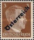 Overprint German stamp Hitler