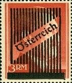 Overprint German stamp Hitler