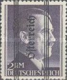 Overprint German stamp Hitler