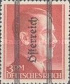 Overprint German stamp Hitler