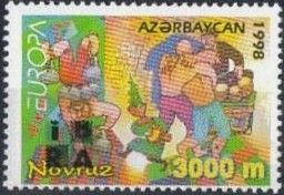 Europa - Novruz - Acrobat and Wrestlers