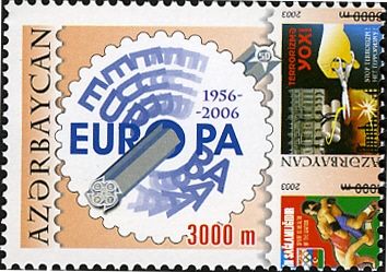 Europa Emblem and 2003 Azerbaijan Stamps