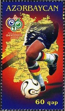 Map of Germany, Emblem and Player with Ball