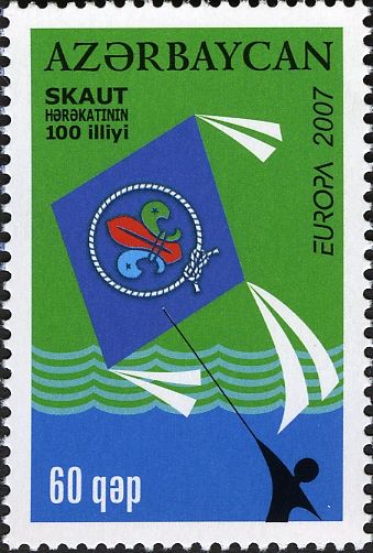 Europa 2007 - Centenary of Scouting - Emblem on Kite