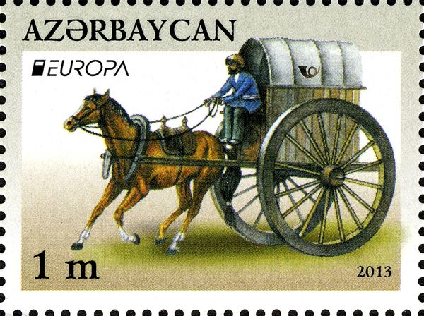Europa 2013 - Early Horse Drawn Post Vehicle