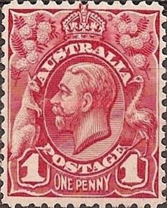 King George V - recess printed