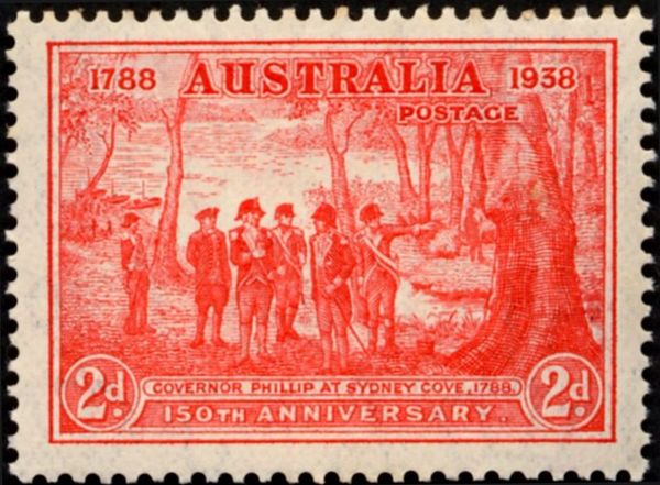 "Governor Phillip at Sydney Cove" (J. Alcott)
