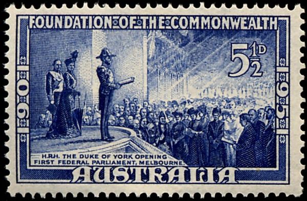 "Opening of First Federal Parliament" (T. Roberts)