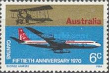 QANTAS Aircraft - Boeing 707 and Avro 504